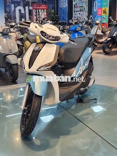 Piaggio Liberty 125 Z 2025-MỚI 100%-MÀU TRẮNG XANH