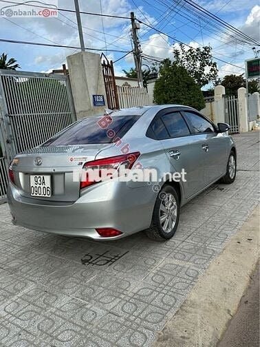 Toyota Vios 1.5E 2017 - 278 Triệu-Màu Bạc
