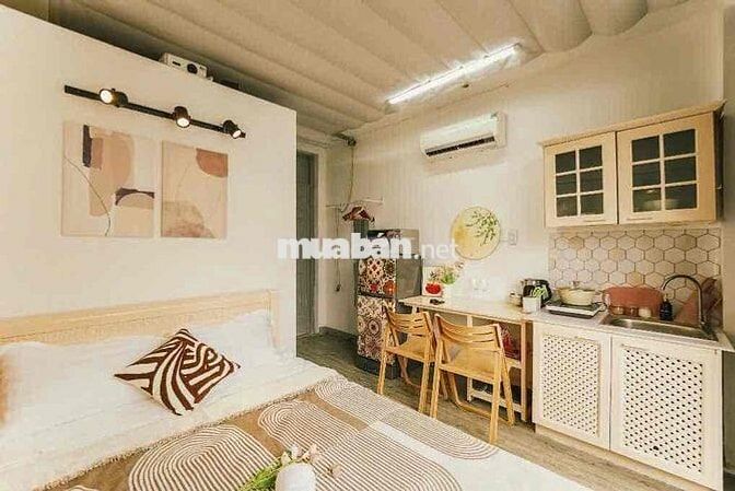 🔥 CHO THUÊ CĂN HỘ FULL NỘI THẤT, CÓ BAN CÔNG THOÁNG MÁT,DỌN VÀO Ở LIỀN