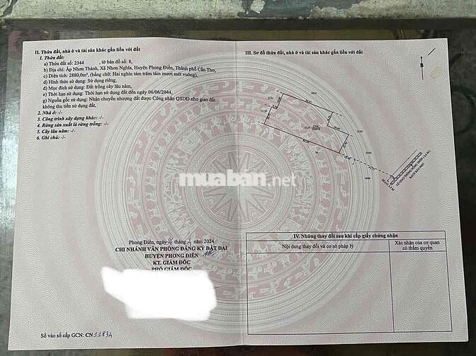 ĐẤT THỔ CƯ MẶT TIỀN LỘ 61C GIÁ CỰC RẺ