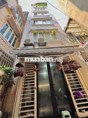 Nhà Dân Xây Mới phố Tôn Đức Thắng 35m, 6 Tầng căn góc gần phố