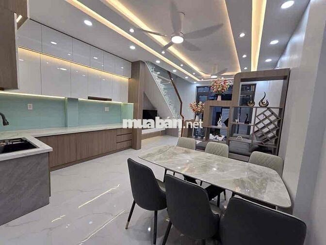 NHÀ MỚI, QUẬN 7, HAI MẶT TIỀN,  106m2, CÁCH ĐƯỜNG HUỲNH TẤN PHÁT CHỈ 2