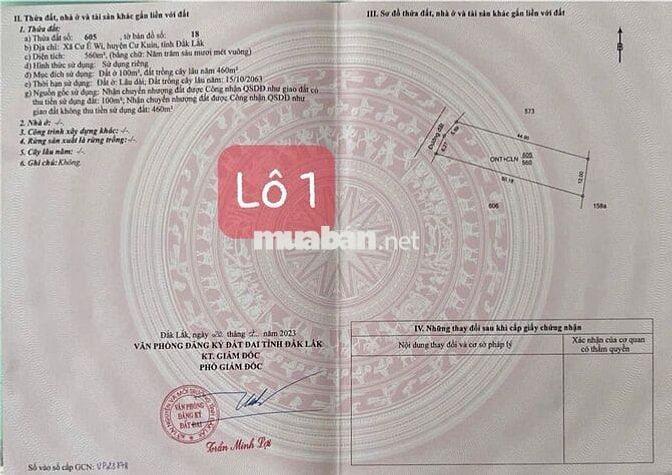 ĐẤT SÀO CÓ THỔ CƯ- NGAY DÂN CƯ