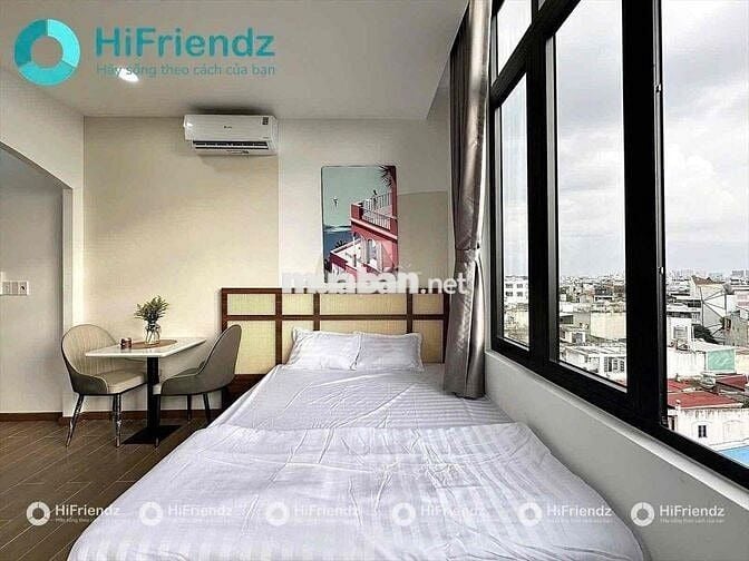 Cho thuê căn hộ cao cấp – thiết kế cửa sổ trời, full nội thất, vào