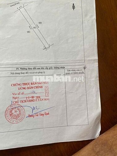 Bán đất giá rẻ tại Biên Hòa, Đồng Nai (979m2- 19ty500)