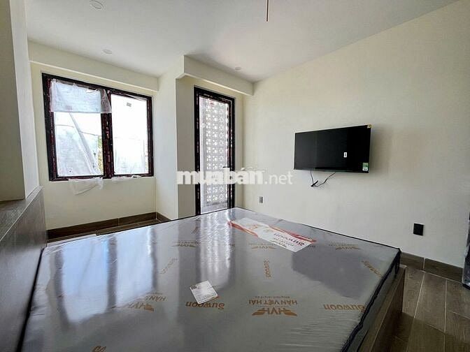 CĂN HỘ 1PN 45M2 MỚI 100% FULL NỘI THẤT BAN CÔNG VIEW TRƯỚC