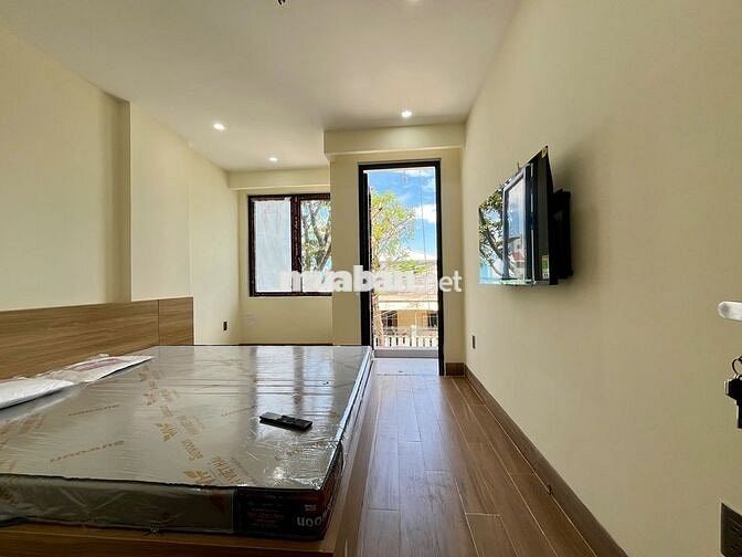 CĂN HỘ 1PN 45M2 MỚI 100% FULL NỘI THẤT BAN CÔNG VIEW TRƯỚC