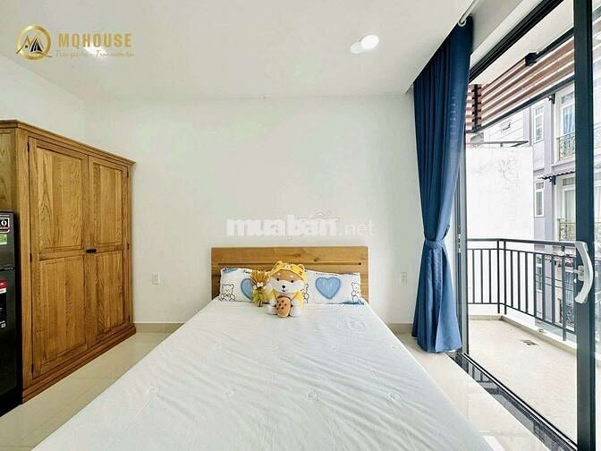 Căn Hộ Studio Ban Công Full NT Tòa Nhà Thang Máy Hầm Xe Bảo Vệ 24/24
