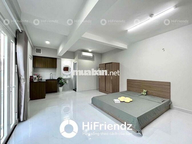 ✨CHO THUÊ CĂN HỘ STUDIO BAN CÔNG, RỘNG 40m2, MẶT TIỀN, THANG MÁY, NTP