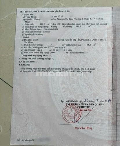  CC Nguyễn Thị Tần P2 Q8 - Căn góc 58,8m2 2PN cạnh chợ Rạch Ông