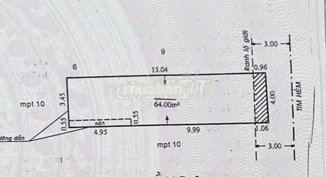 SIÊU PHẨM ĐẦU TƯ - 66M2 - XE TẢI TỚI NHÀ - NGUYỄN SỸ SÁCH - CHỈ 6.x TỶ