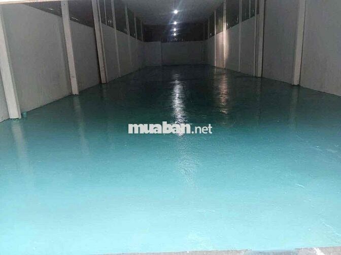 CHO THUÊ KHO 8x40 - NỀN EPOXY - TRỐNG SUỐT - TRẦN CAO - ĐƯỜNG NHỰA