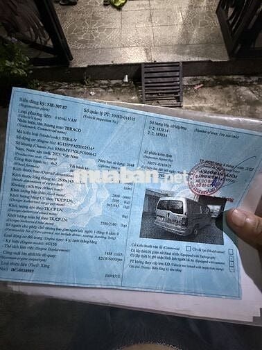 Tải van tera V 2023