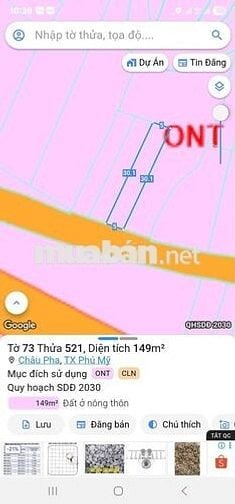 Bán đất châu pha, đường bê tông 7m, qh khu bàn cơ,