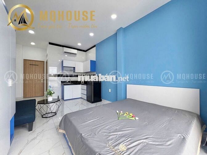 Căn hộ full nội thất ban công, cửa sổ thoáng mát Khánh Hội Quận 4