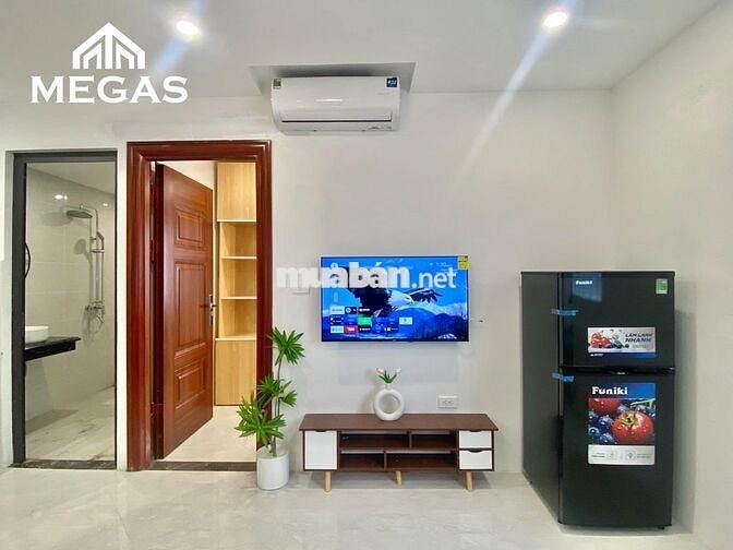 CHO THUÊ CĂN HỘ 1N1K FULL ĐỒ CAO CẤP NGAY VINCOM TRẦN DUY HƯNG