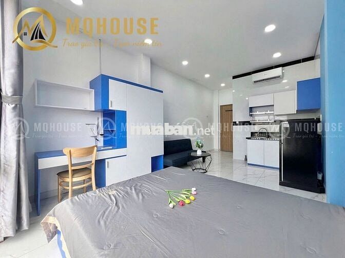 Căn hộ full nội thất ban công, cửa sổ thoáng mát Khánh Hội Quận 4