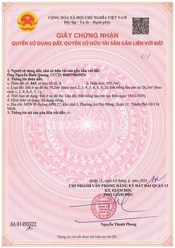BÁN ĐẤT MẶT TIỀN ĐẸP – AN PHÚ ĐÔNG, Q.12, VỊ TRÍ ĐẸP, GIÁ TỐT