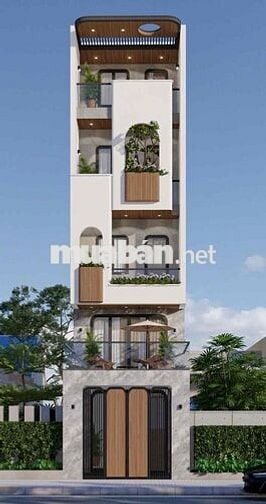 ĐƯỜNG NHỰA XE HƠI 6M THÔNG, 4x18, 5 TẦNG, NHÀ MỚI XÂY, NHỈNH 8 TỶ