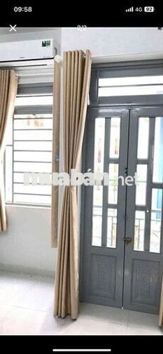 Nhà trệt 2 lầu 3pn 3 vs hẻm xe ba gác