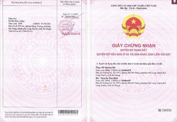 Chính chủ bán nhà 1 trệt 3 lầu, 6PN, mặt tiền Hùng Vương, Long Xuyên