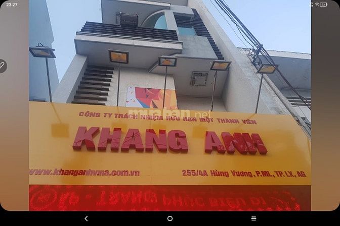 Chính chủ bán nhà 1 trệt 3 lầu, 6PN, mặt tiền Hùng Vương, Long Xuyên