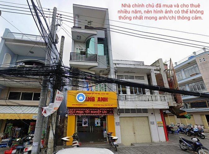 Chính chủ bán nhà 1 trệt 3 lầu, 6PN, mặt tiền Hùng Vương, Long Xuyên