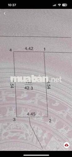 Bán nhanh 42,3m2 đất - ô Cách Long Biên - đường 2 ô tô tránh