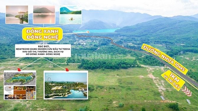 MẶT TIỀN ĐƯỜNG NHỰA 10M5, NGAY KDL ĐỒNG XANH ĐỒNG NGHỆ-PHÙ HỢP ĐẦU TƯ