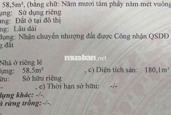 160/145 Lê Văn Sỹ hẻm xe hơi CN 58.5m2 có sổ như hình 3 tầng nhỉnh 16T
