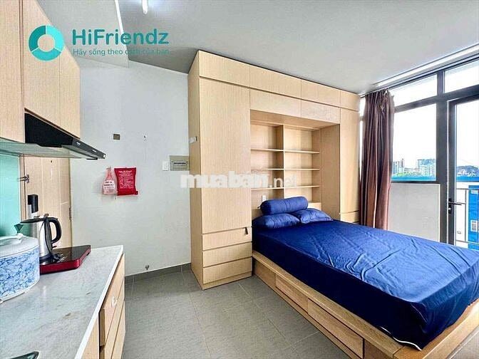 ✨CHO THUÊ CĂN HỘ STUDIO BAN CÔNG, RỘNG 30m2, MẶT TIỀN, THANG MÁY, Q5