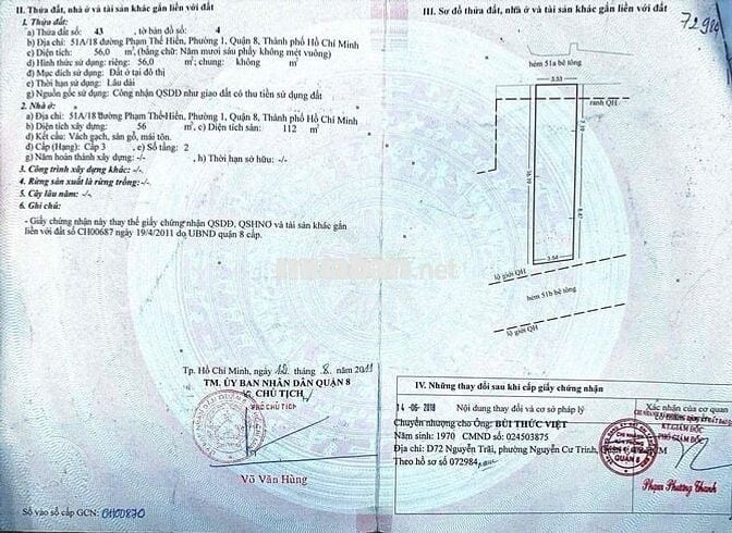 Nhà 2 mặt tiền liền kề Cầu Nguyễn Văn Cừ, Cầu Chữ Y, Cầu Rạch Ông