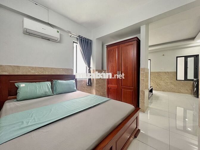 CĂN HỘ 1 PHÒNG NGỦ FULL NỘI THẤT CỬA SỔ THOÁNG MÁT NGAY COOPMART