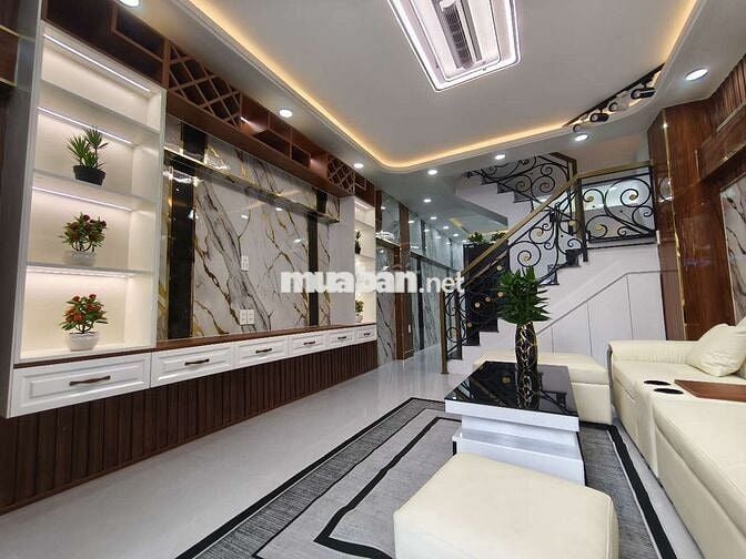 NHÀ VIP - NHÀ LIỀN KỀ PHÚ MỸ HƯNG-GẦN SIÊU THỊ BIG C-46M2 NỞ HẬU - 6T6