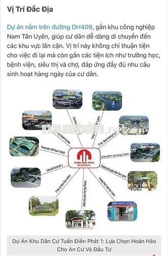 Bán lô góc Tuấn Tiền Phát 1 Nam Tân Uyên
