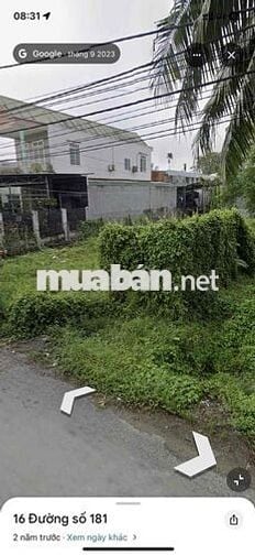 Chính Chủ Bán Đất Củ Chi Ngay Cầu Phú Cường 15,5m x 29m Full Thổ Cư