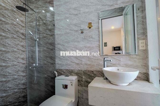 Cho thuê căn hộ 45 m2 1 phòng ngủ tách bếp khu An Thượng