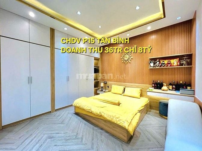 CHỈ 8TỶ CÓ NGAY CHDV 100M2 THU NHẬP 36TR Ở TÂN BÌNH FULL NỘI THẤT