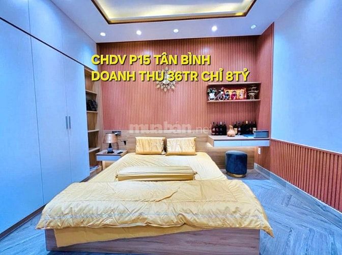 CHỈ 8TỶ CÓ NGAY CHDV 100M2 THU NHẬP 36TR Ở TÂN BÌNH FULL NỘI THẤT