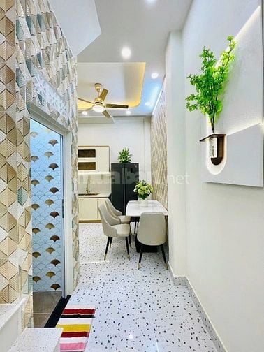 NHÀ XÂY MỚI 4 TẦNG-HẺM THÔNG BÀN CỜ