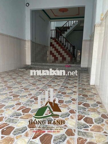 CHO THUÊ NHÀ 4×20M, TRẦN VĂN MƯỜI_ XTT 6 TRIỆU, XE HƠI NGỦ TRONG NHÀ,
