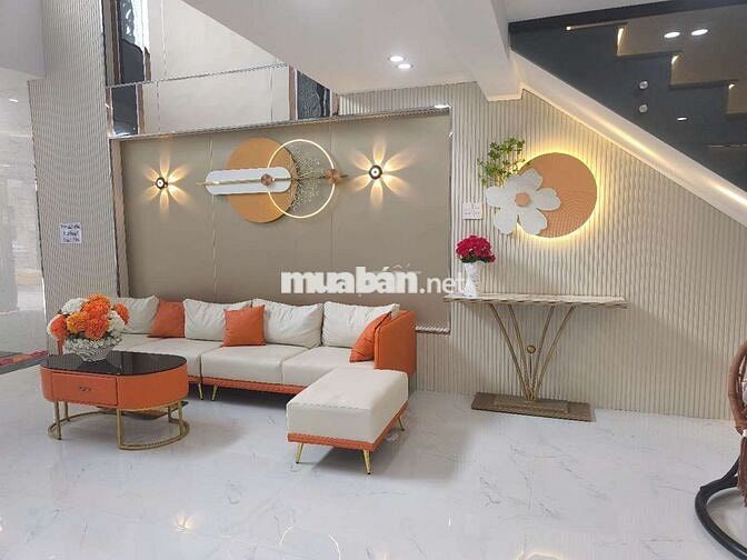 NHÀ MỚI - FULL NỘI THẤT - 100M2 -