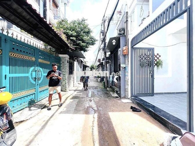NHÀ MỚI ĐẸP 64m2 HẺM THÔNG ĐƯỜNG HT45, P. HIỆP THÀNH, Q.12 – GIÁ 4.79