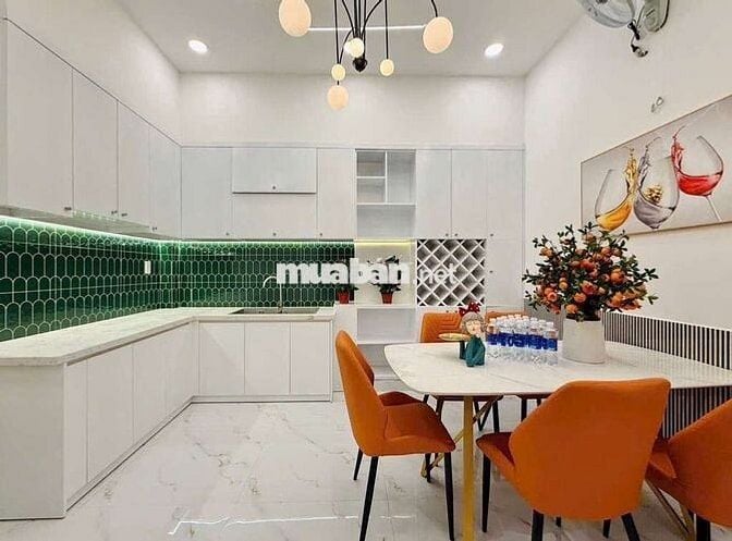NHÀ 4TẦNG PHẠM VĂN CHIÊU,GÒ VẤP,4PN,XE HƠI NGỦ NHÀ,FULL NT,SÁT MT 12M