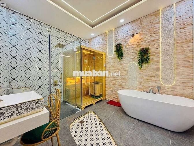 NHÀ 4TẦNG PHẠM VĂN CHIÊU,GÒ VẤP,4PN,XE HƠI NGỦ NHÀ,FULL NT,SÁT MT 12M