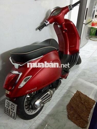 Vespa iget ABS sprint 125 màu đỏ nhầm bstp 9 chủ