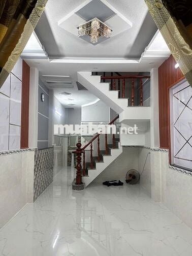 Nhà Mới Xây Ngay Lê Văn Khương Q12 Giá 2ty398 4x10