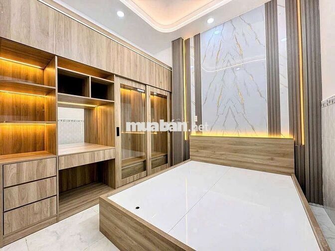 NHÀ ĐẸP 4X10 HẺM 5M LÊ VĂN QUỚI GẦN NGÃ TƯ XÃ P.BHHA GIÁ 4,65 TỶ TL