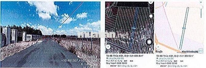 Bán ĐGTS đất tại TĐ 431, xã Đất Đỏ, TP. Hồ Chí Minh