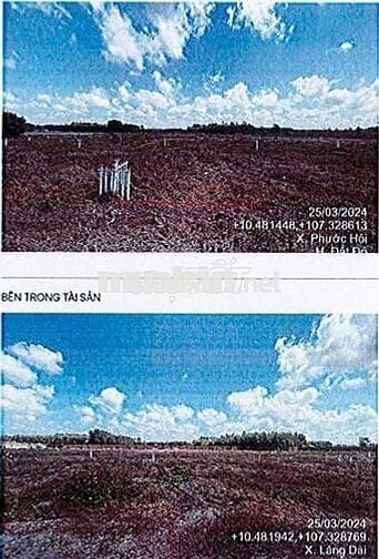 Bán ĐGTS đất tại TĐ 431, xã Đất Đỏ, TP. Hồ Chí Minh